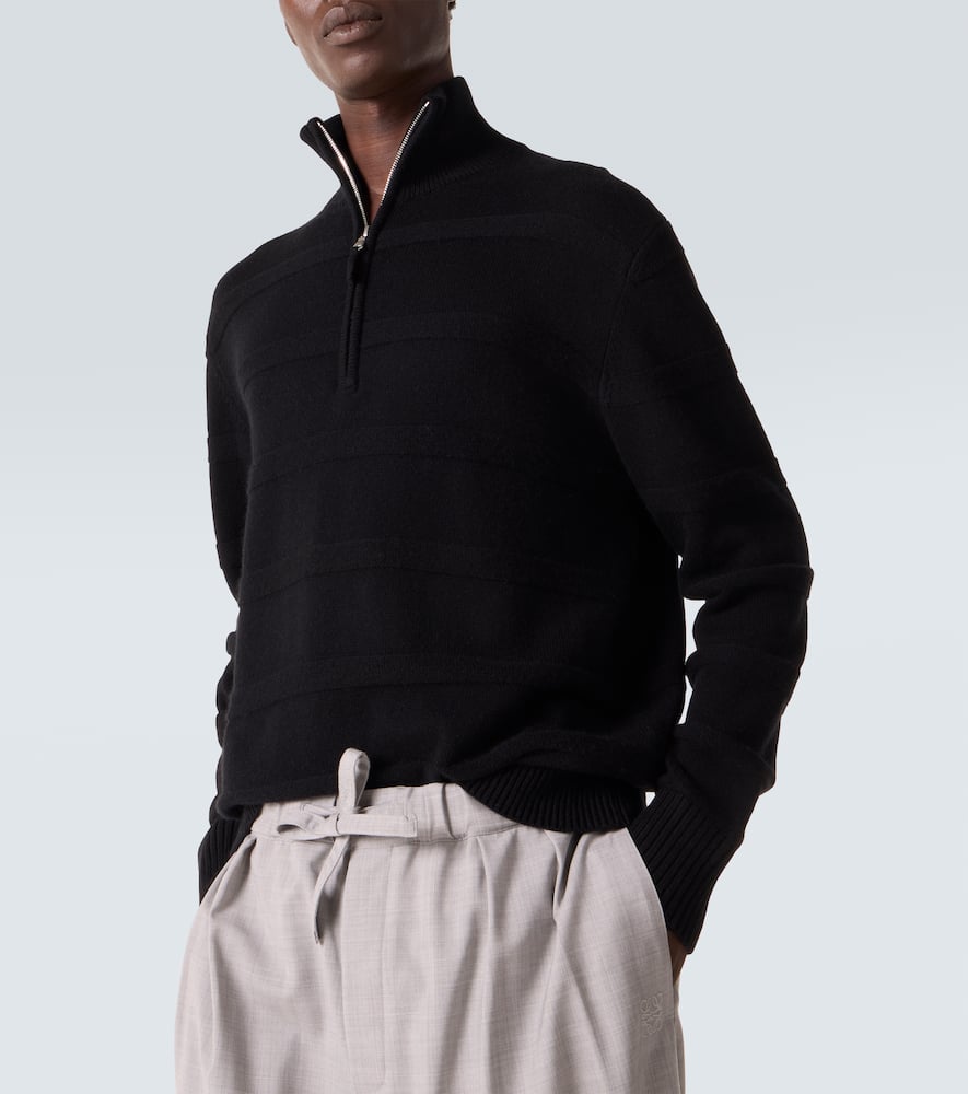 Cotton and cashmere turtleneck sweater