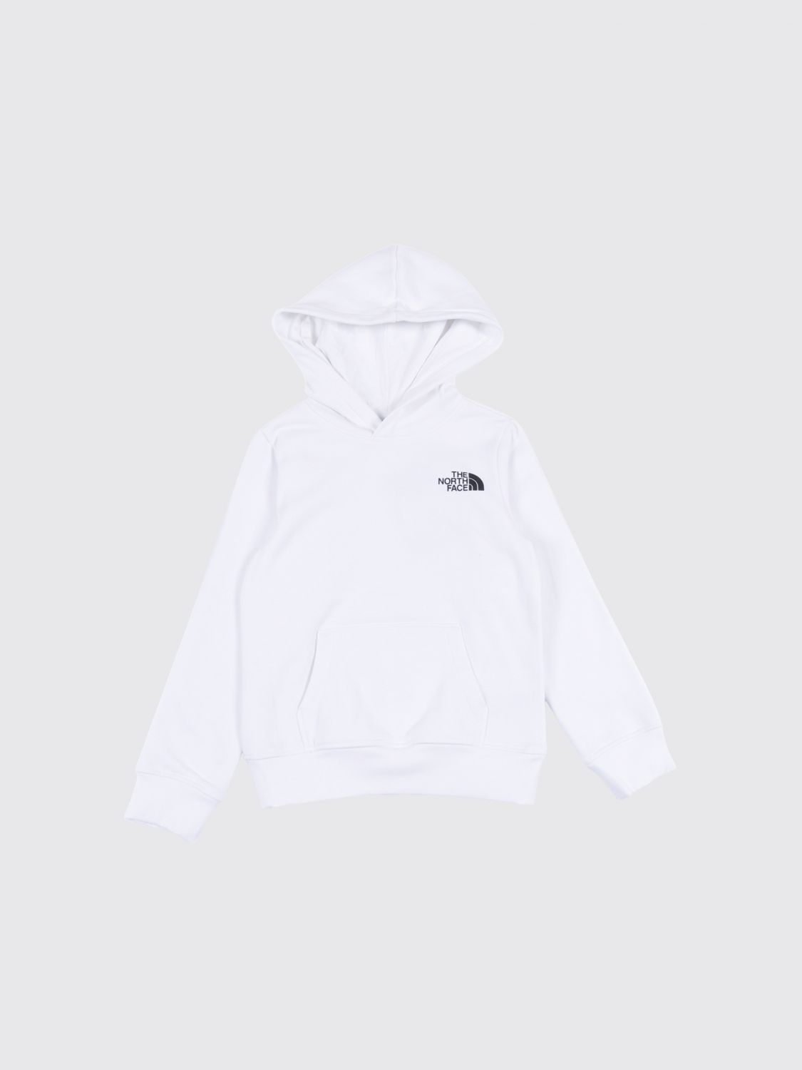 Kids White Logo Hoodie