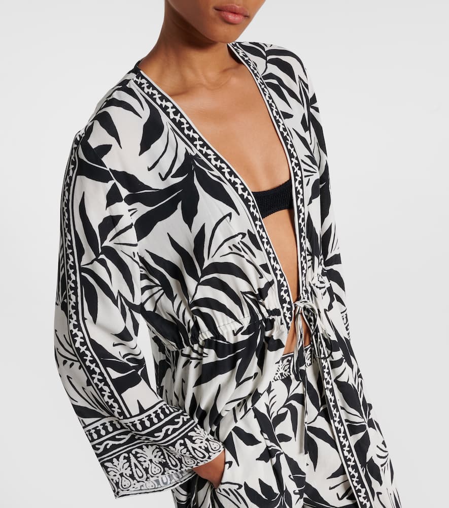 Addison printed cardigan
