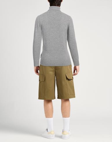 Man Turtleneck Grey Size 3XL Wool, Polyamide