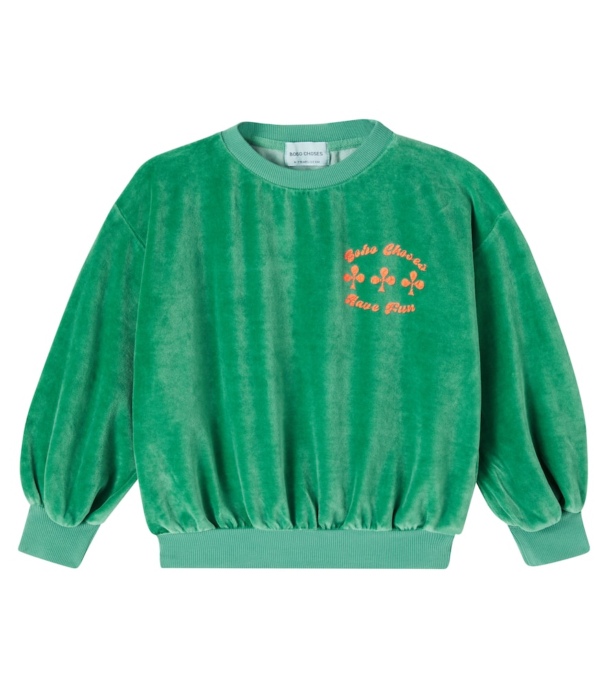 Have Fun cotton velvet sweatshirt
