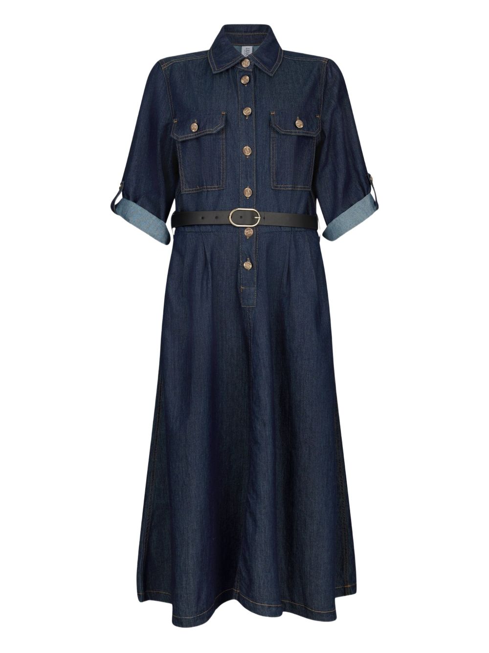 Denim shirt dress - Blue