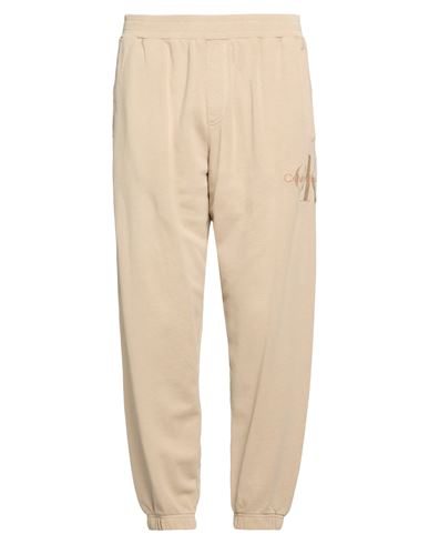 Man Pants Beige Size M Cotton