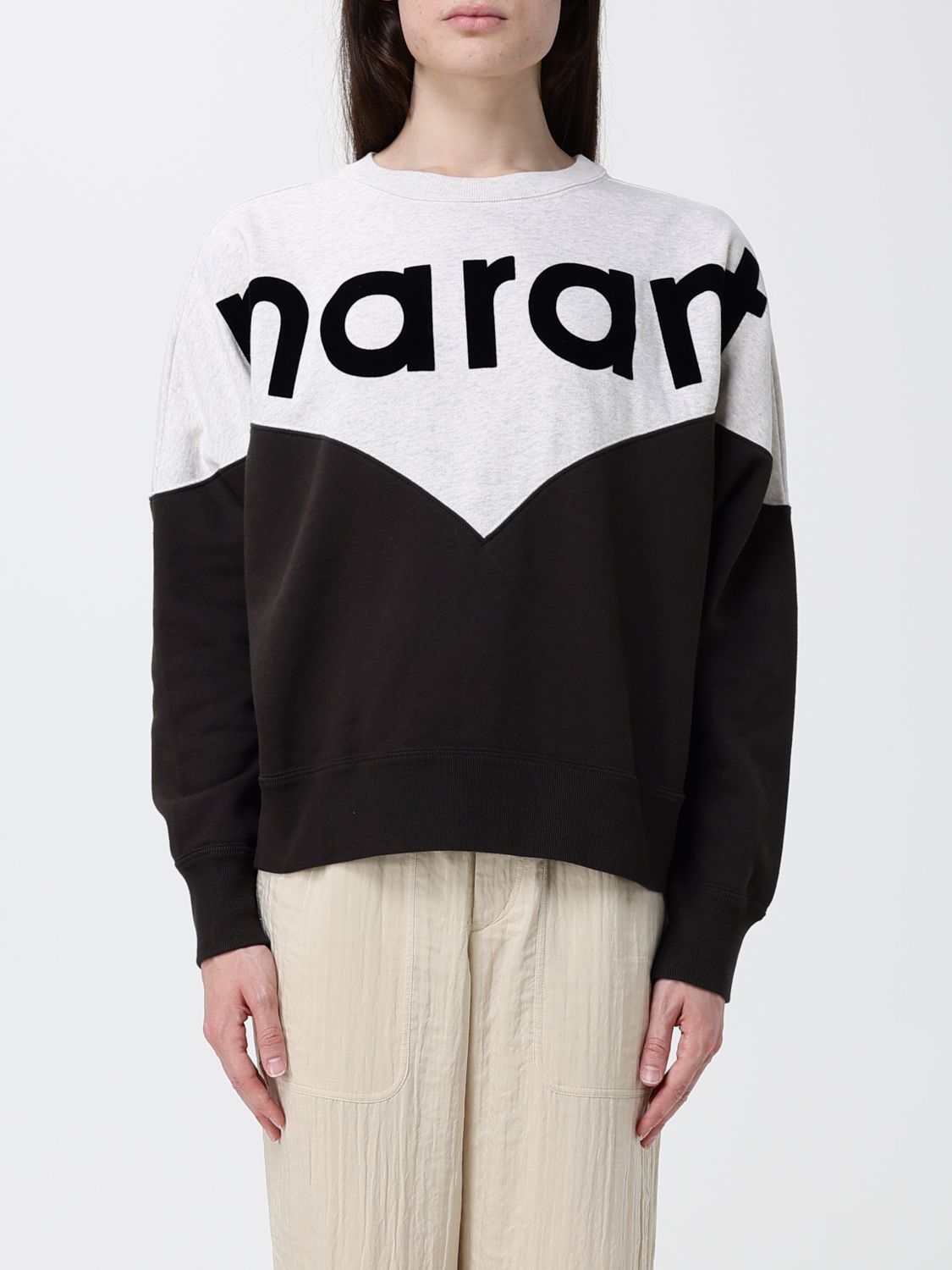 Logo-print sweatshirt - Pink