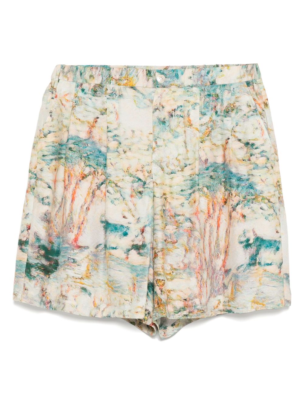 Taakk graphic-printed shorts - Neutrals