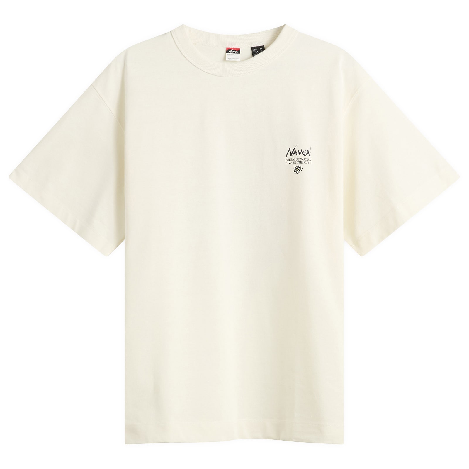 Men's Eco Hybrid Vintage Flower T-Shirt White