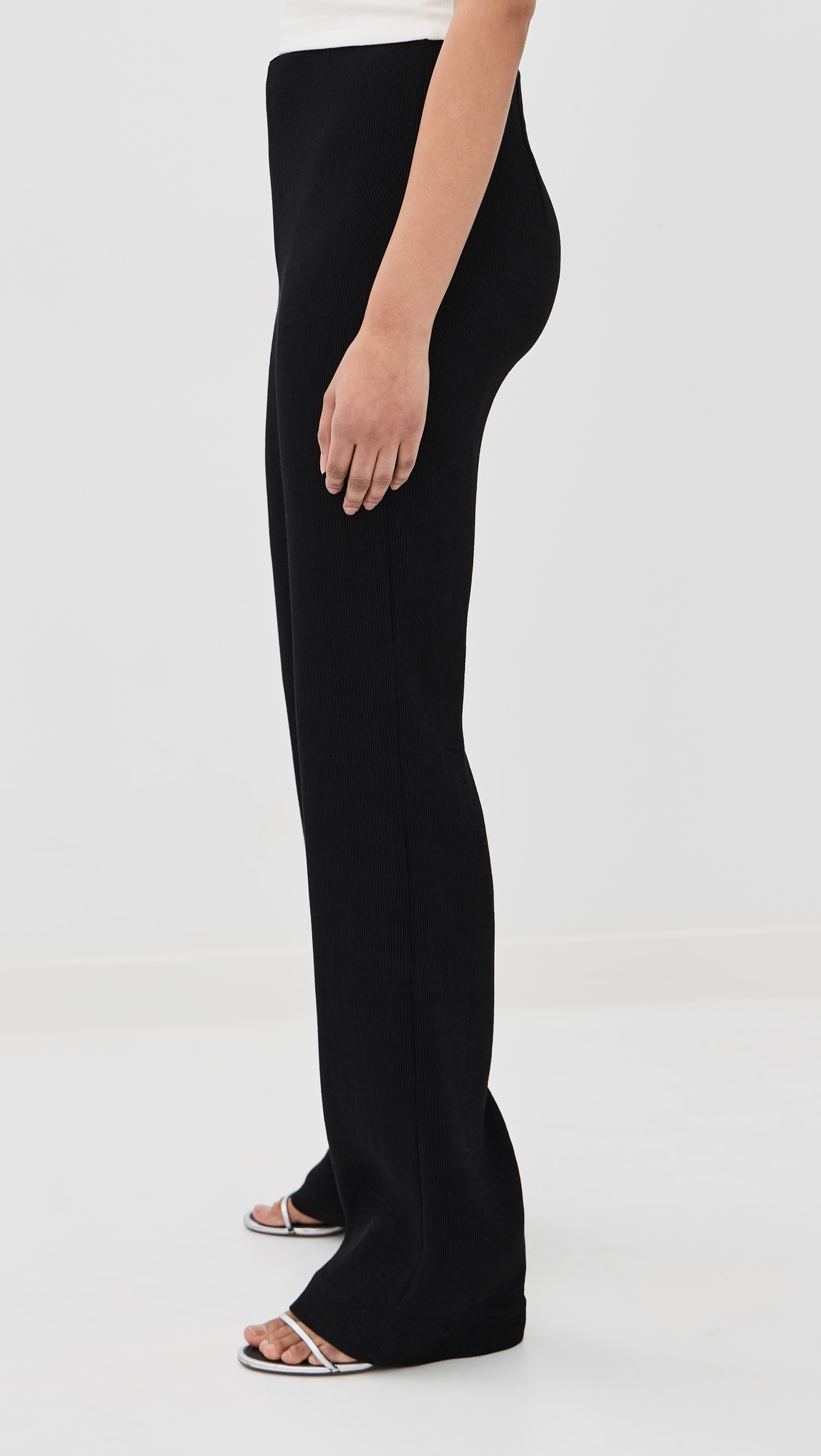 Viscose Plisse Corbit Pants Black