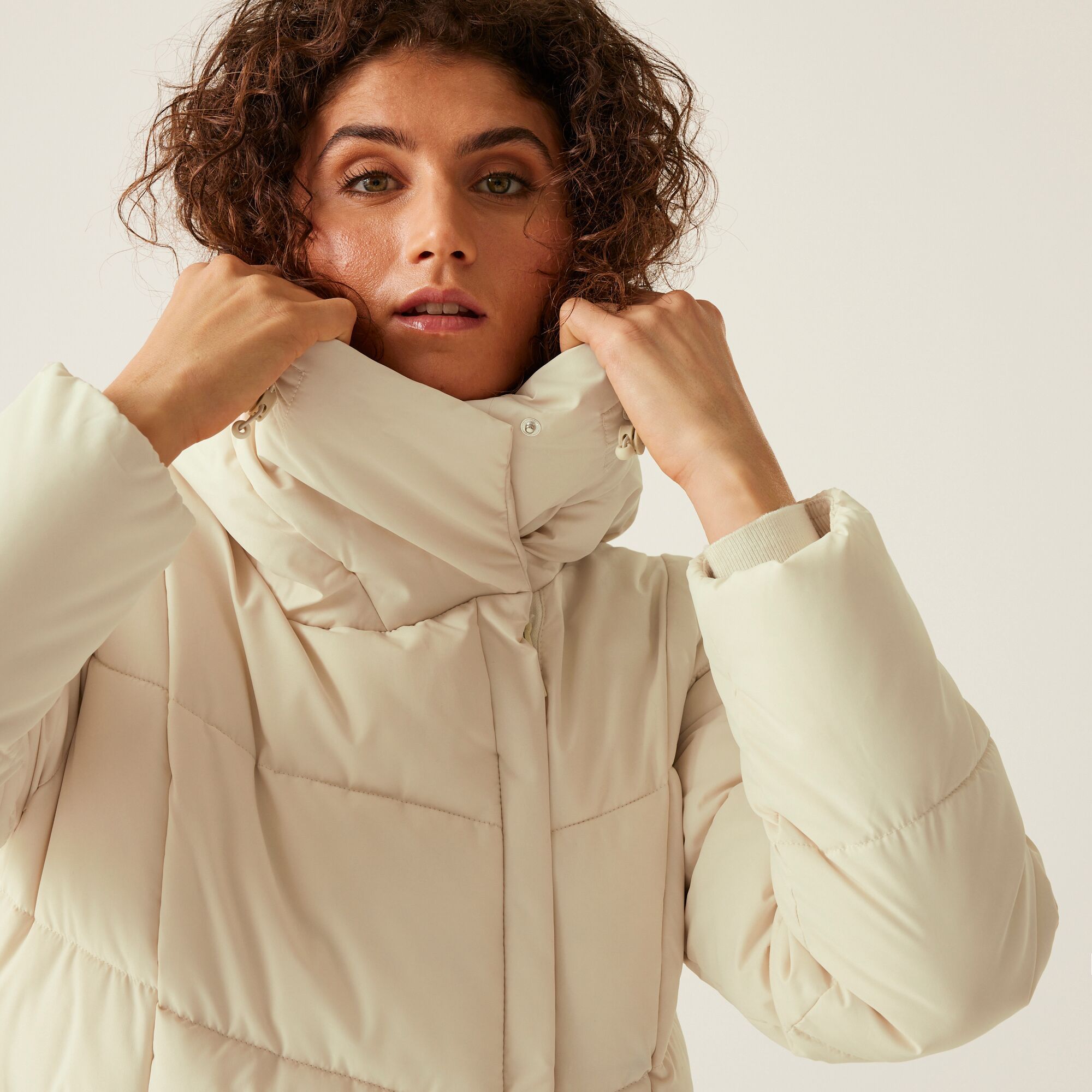 Regatta Women's 'Nurie' Quilted Jacket in Ecru