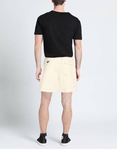 Man Shorts & Bermuda Shorts Beige Size 1 Cotton, Elastane