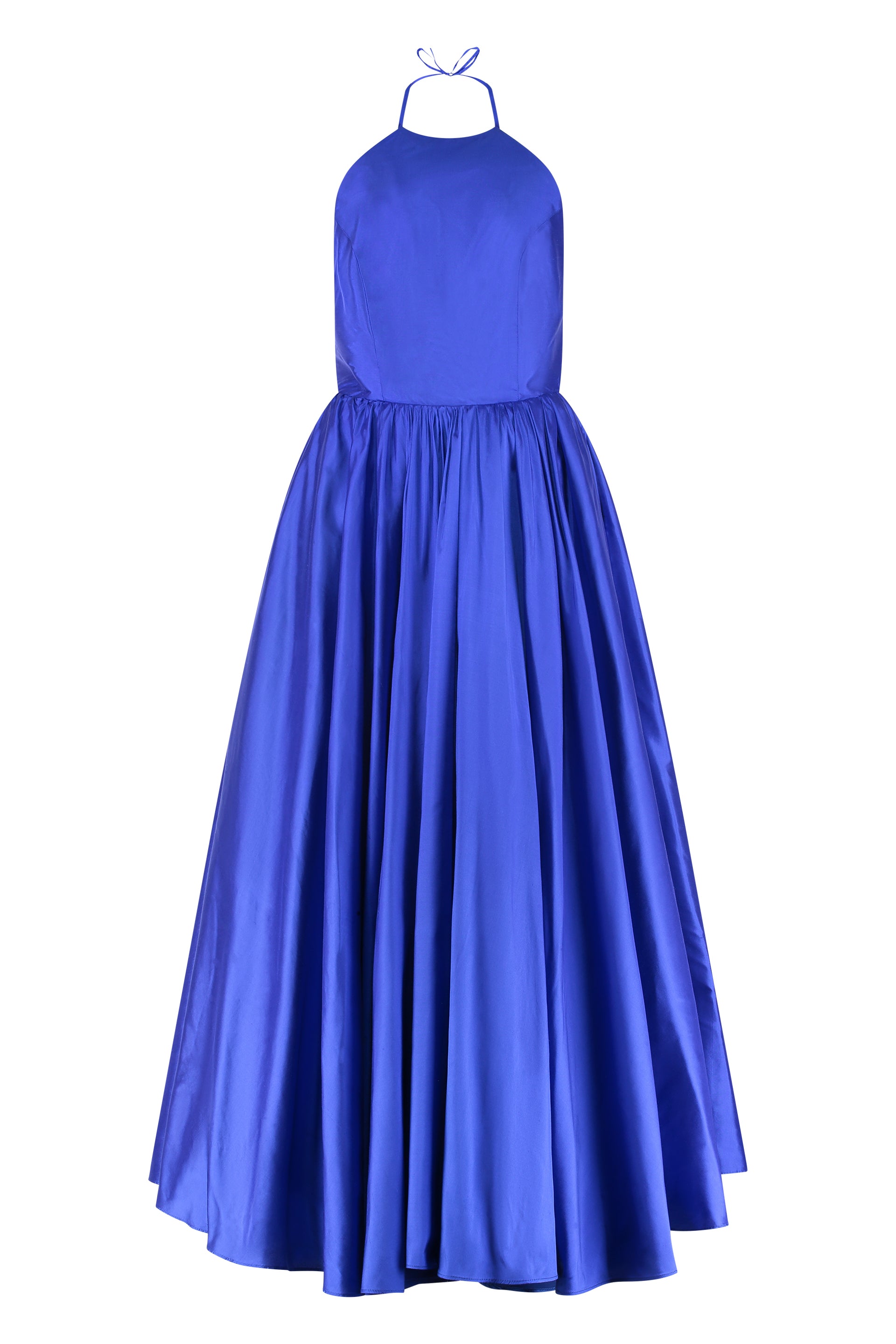 Silk Open-Back Gown for Summer Season