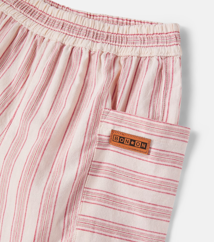 Lois striped cotton shorts