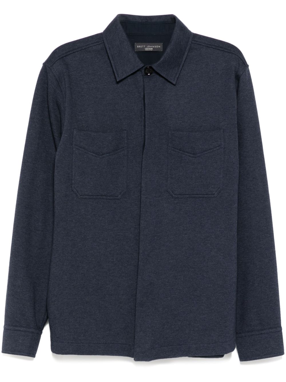Jersey shirt jacket - Blue