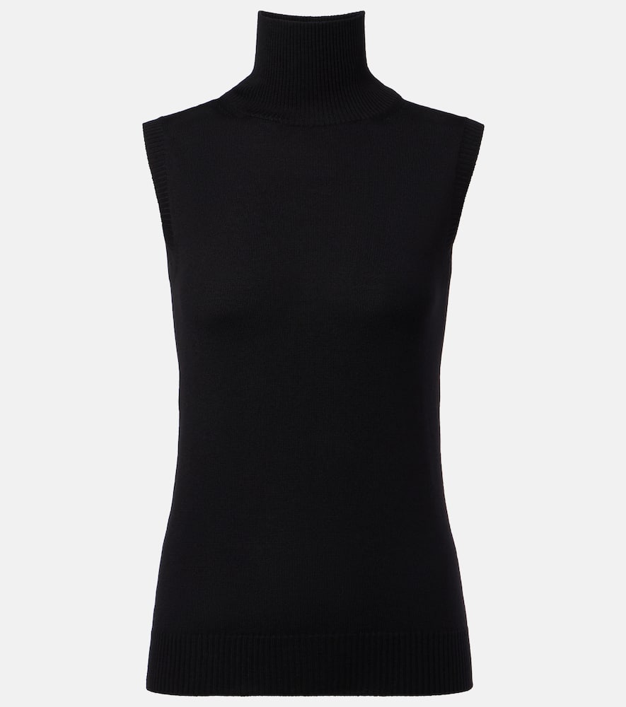 Sportmax Vertigo knitted virgin wool top