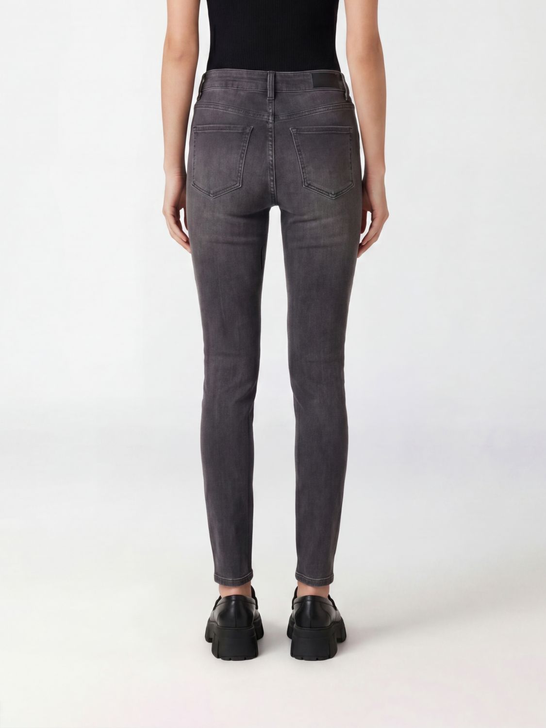Mid-rise skinny jeans - Blue