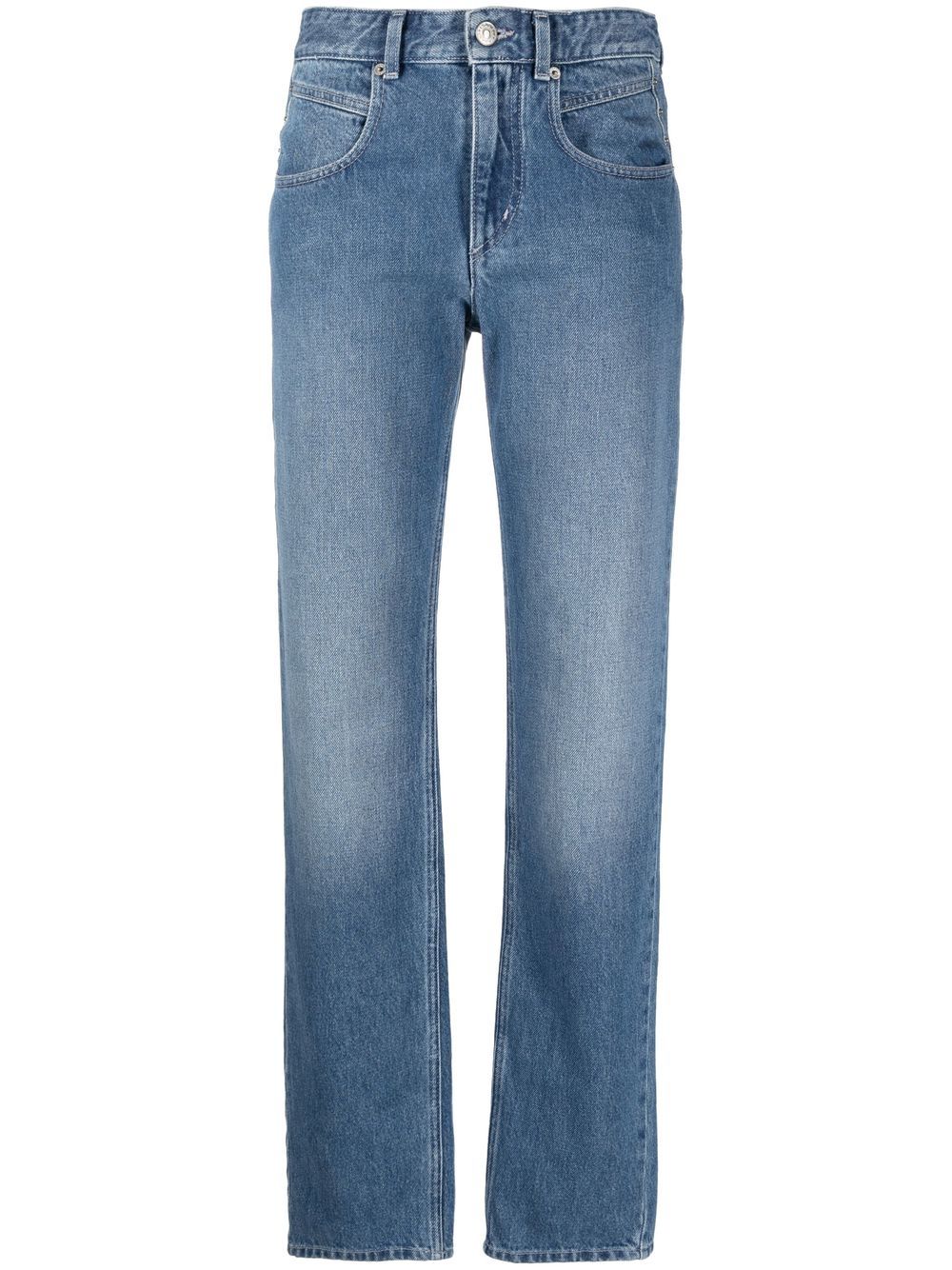 Vendelia straight-leg jeans - Blue