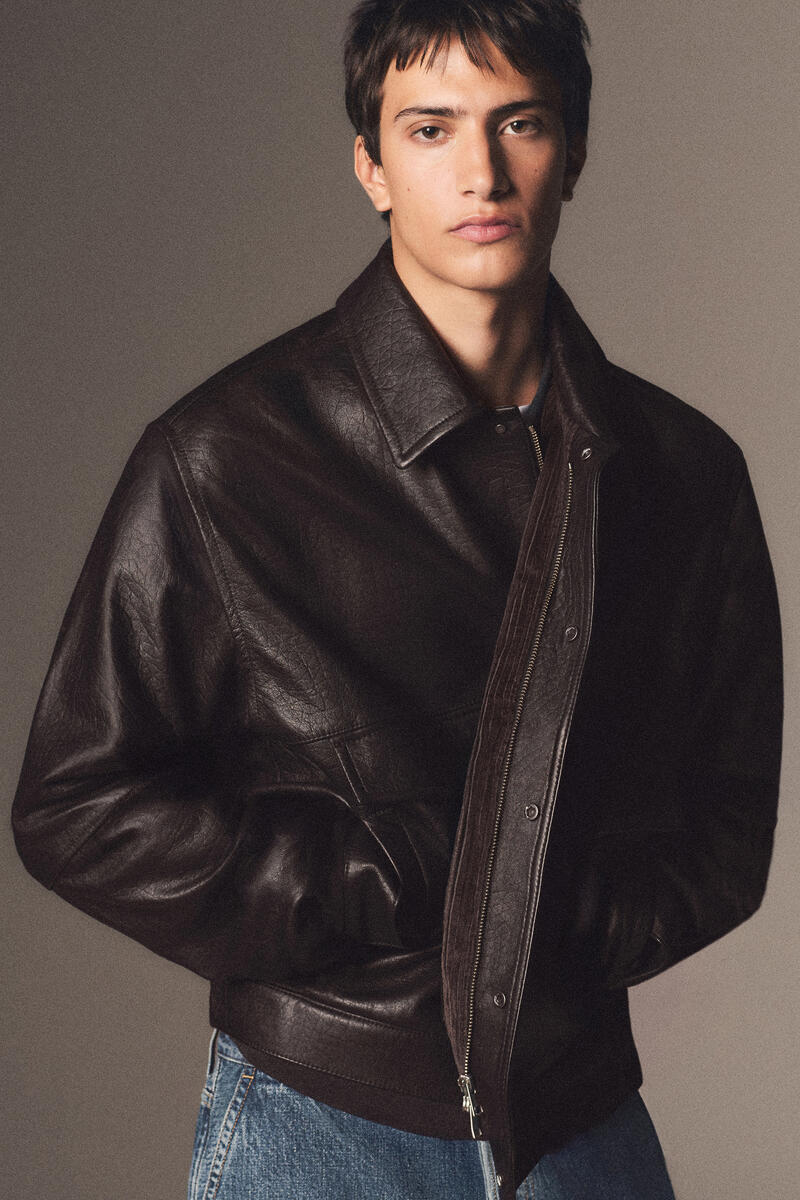 Leather Flight Jacket