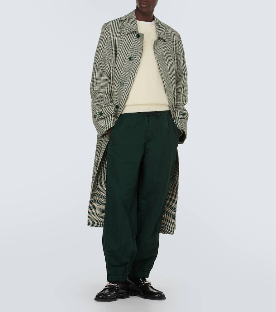Technical wide-leg pants