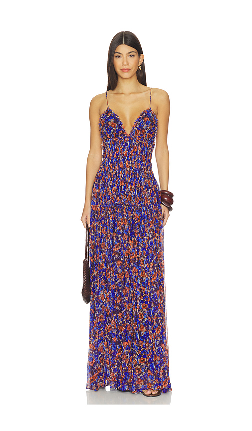 Ulla Johnson Atrani Silk Gown in Purple. - 10 also , 4
