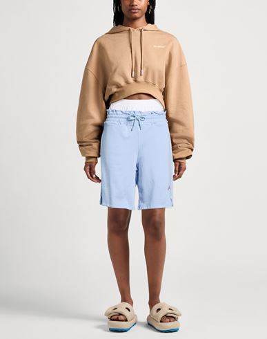 Woman Shorts & Bermuda Shorts Light blue Size XS Cotton