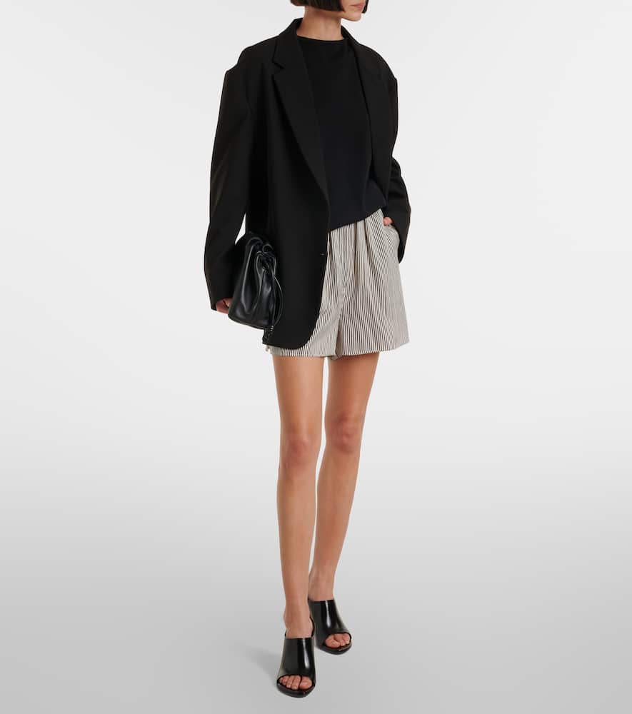 The Frankie Shop Lui striped shorts