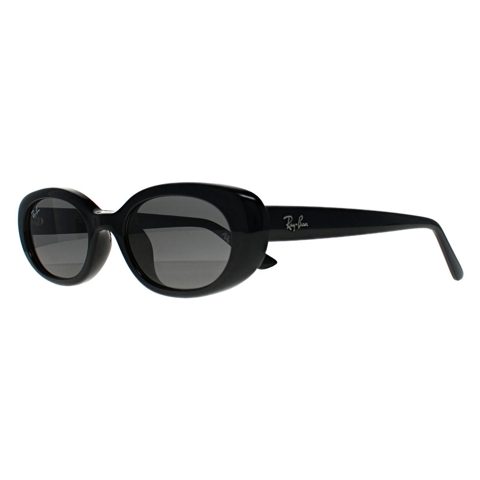 RAY-BAN Unisex Sunglasses RB4441D Bio-Based  -  Frame color: Black, Lens color: Dark Grey