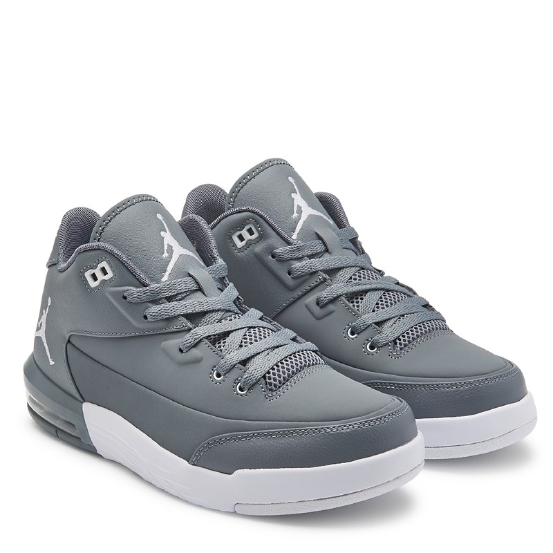 Men's Flight Origin 3 Mid Sneakers (Grey/White)