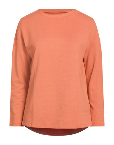 Woman Sweatshirt Orange Size 1 Viscose, Elastane