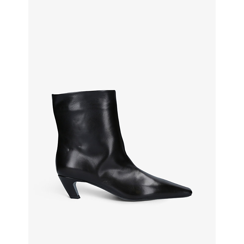 Womens Black Arizona Leather Ankle Boots