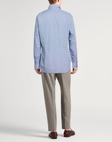 Culto Man Shirt Blue Size 15 ¾ Cotton