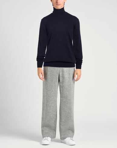 Man Turtleneck Navy Size XL Cotton, Elastane