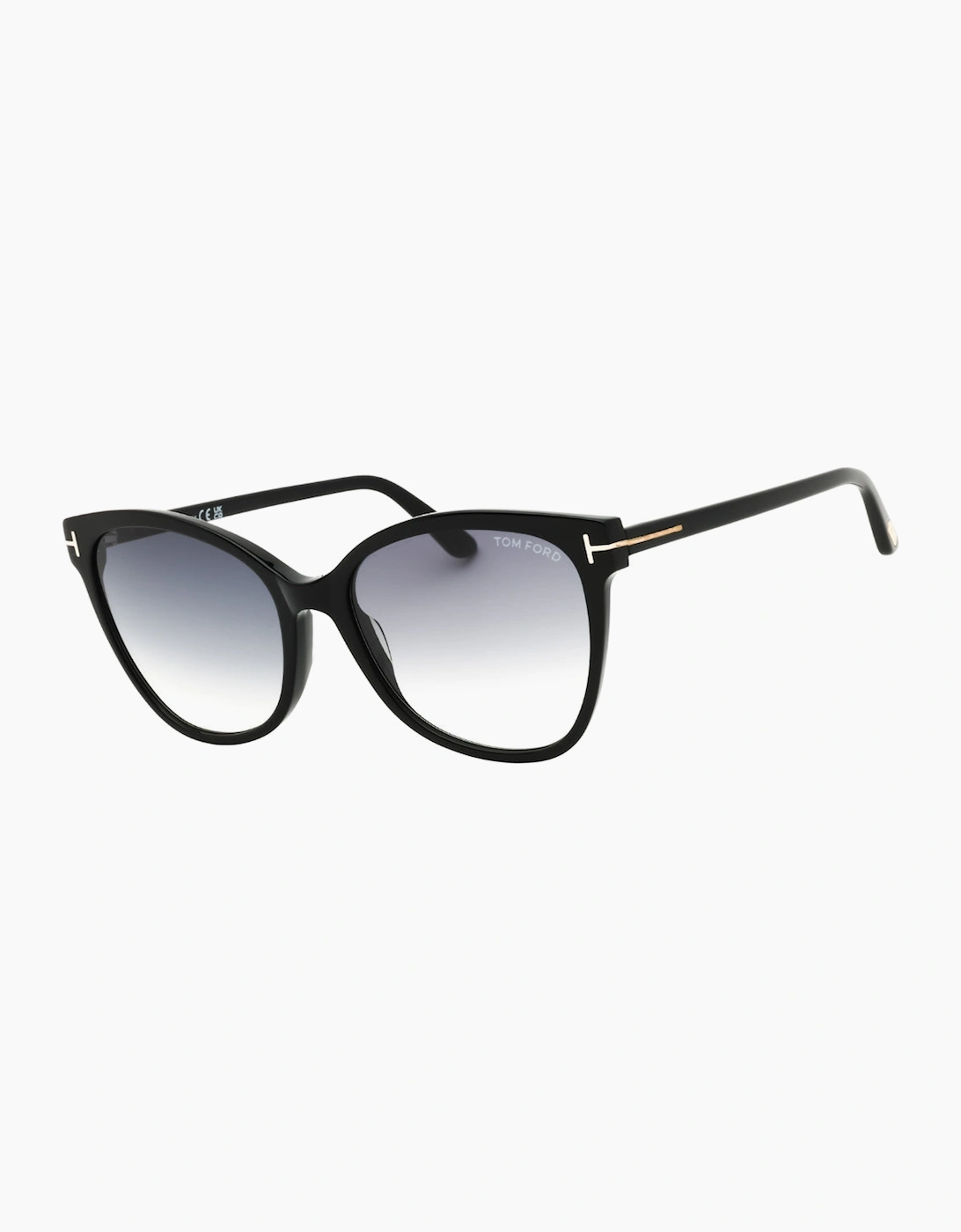 Women's Tom Ford ANI Shiny Black Sunglasses - : ONE