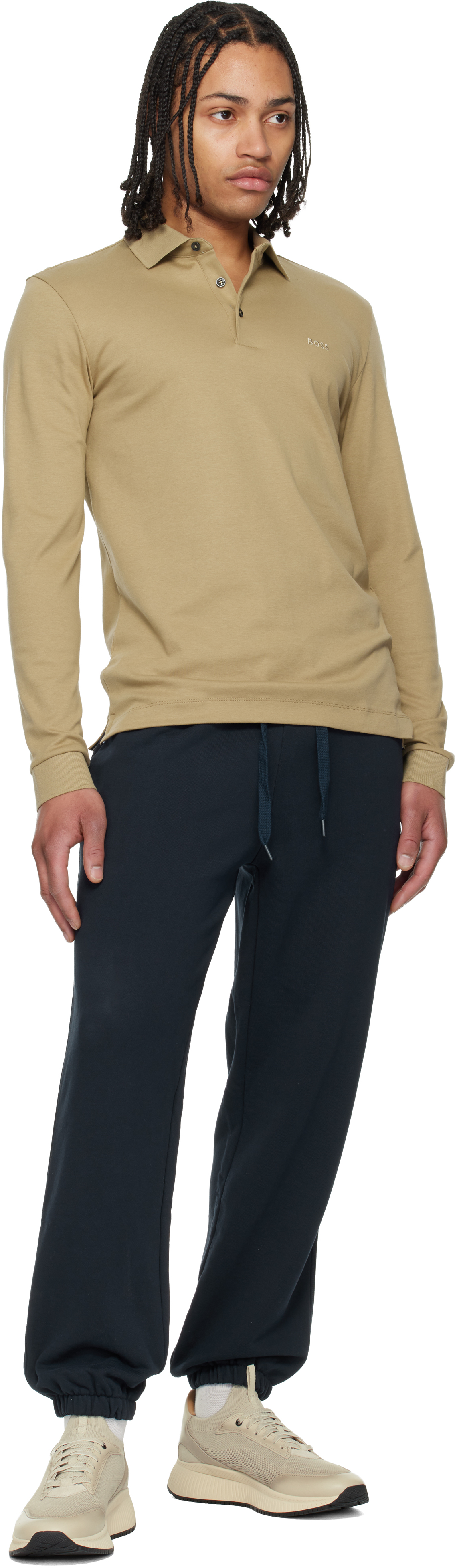 Navy Drawstring Sweatpants