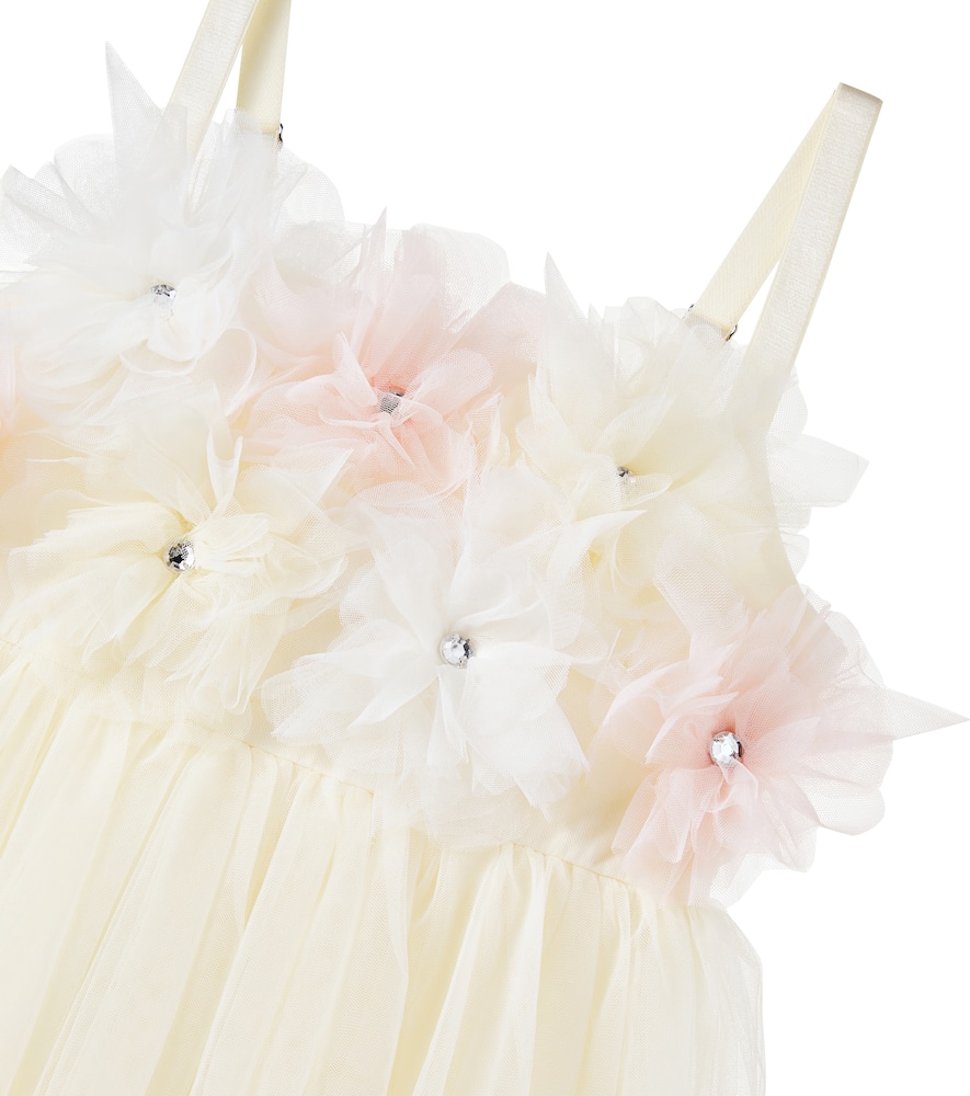 Tide Blossom embellished tulle dress