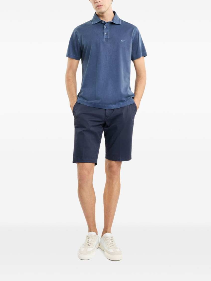 Blue Logo Polo Shirt