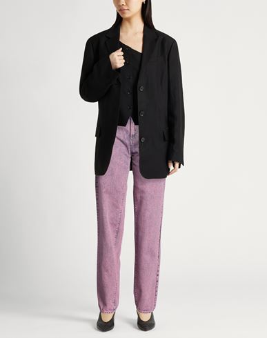 Woman Jeans Pink Size 27 Cotton, Lyocell, Elastane