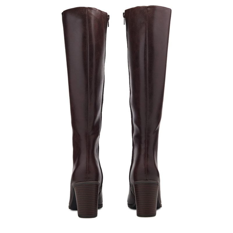 Women's Bella Knee High Boots (Dark Brown)