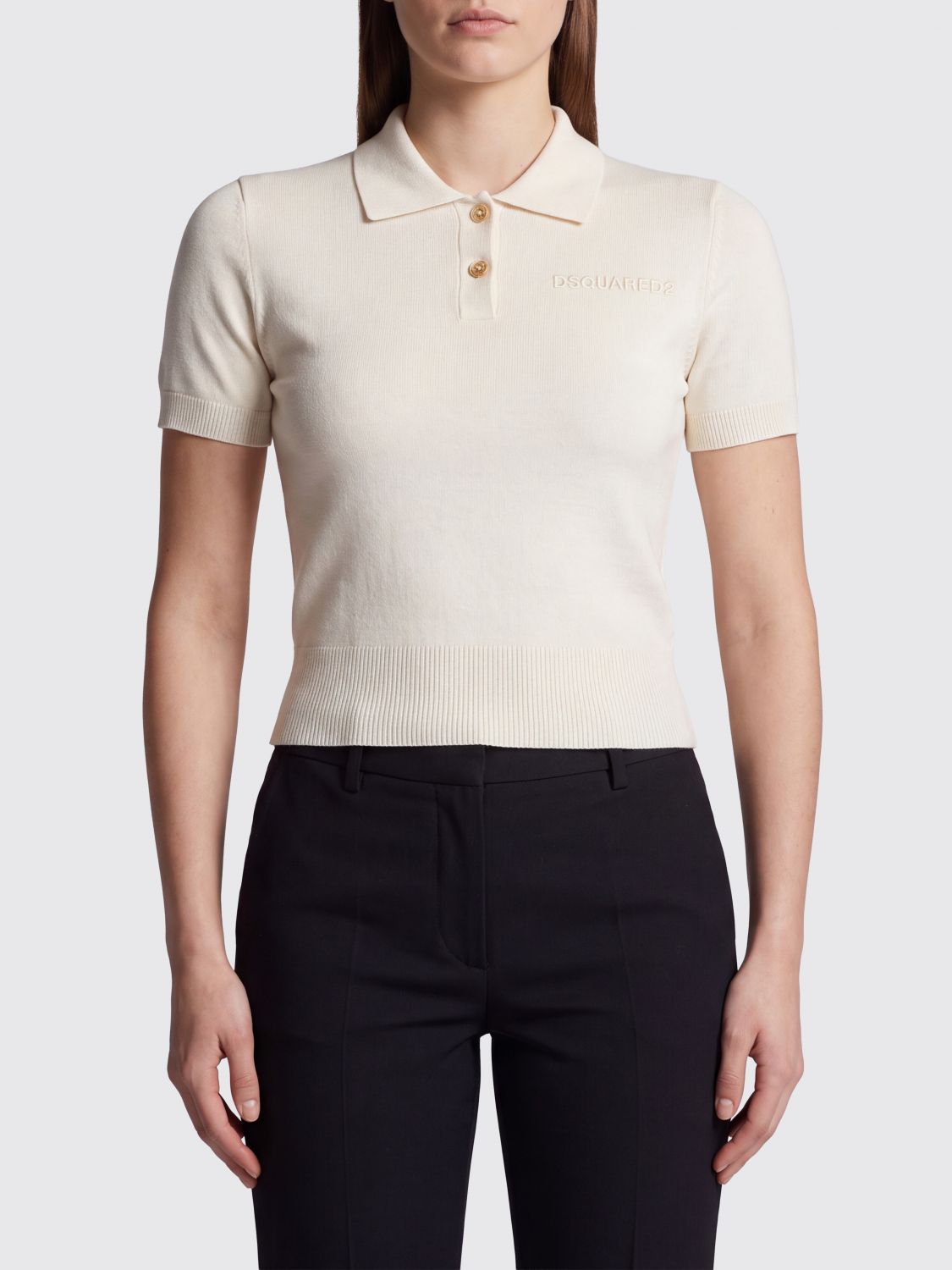 Polo Shirt Woman color White