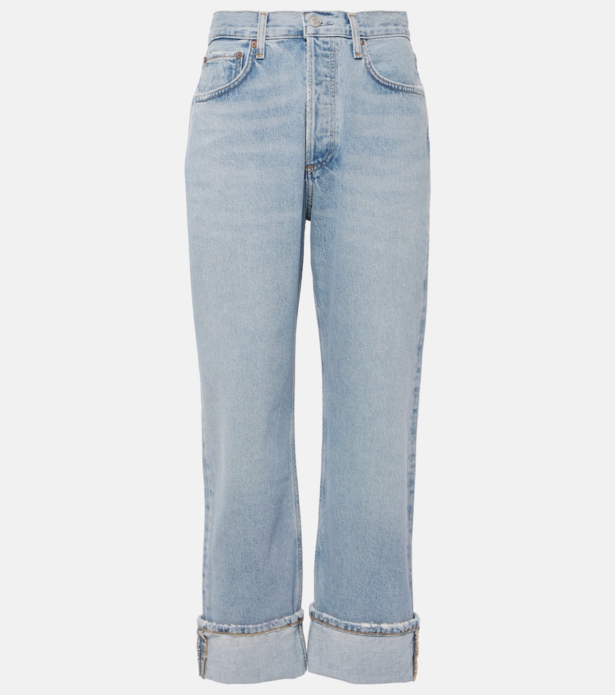 Fran mid-rise straight jeans