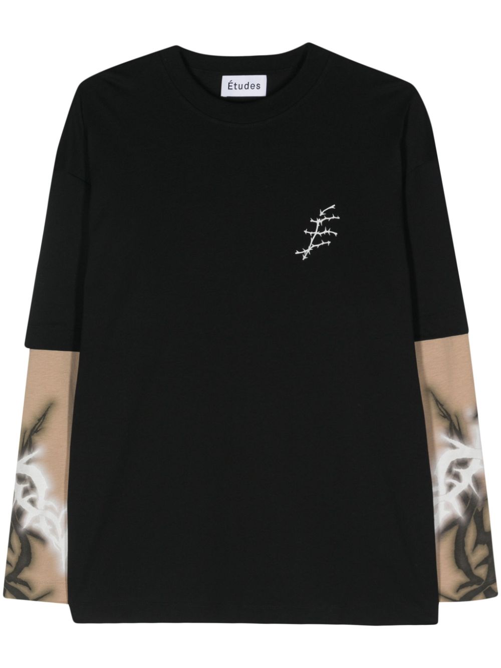 Goudron Thorns cotton T-shirt - Black