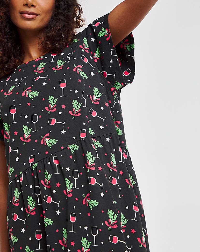 Pretty Secrets Mistletoe Maxi Nightie
