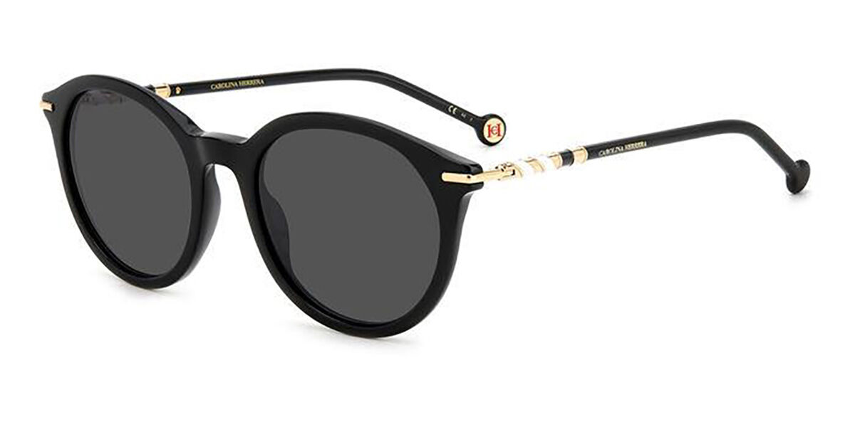 Carolina Herrera HER 0092/S 807/IR Women's Sunglasses Black