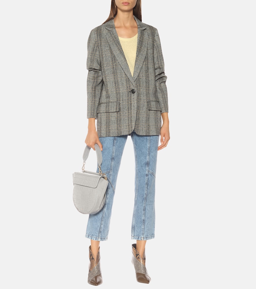 Charly checked wool blazer