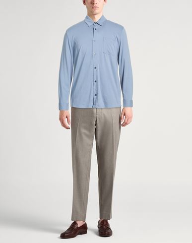 Man Shirt Light blue Size 40 Pima Cotton