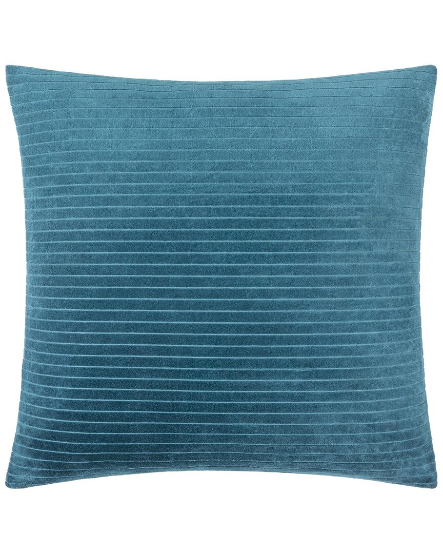 Surya Cotton Velvet Stripes Accent Pillow