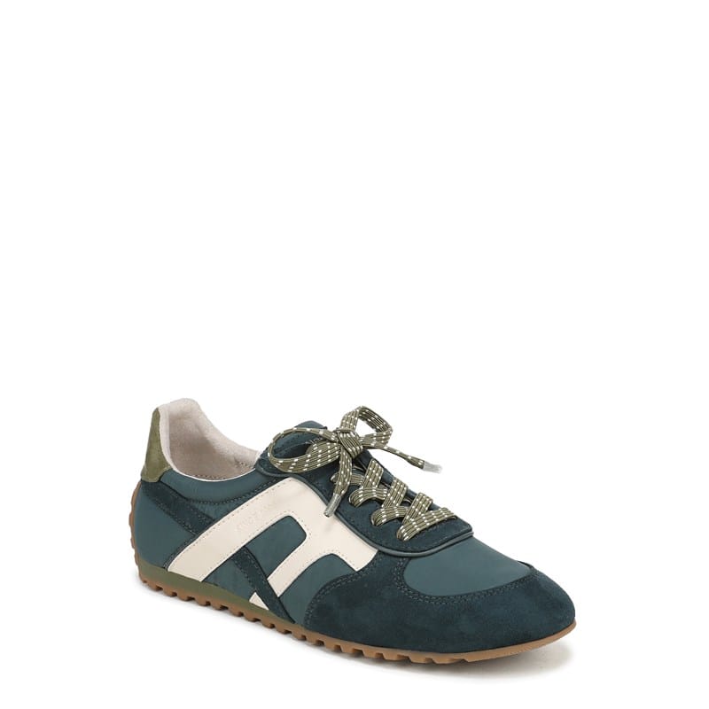 Women's Raquel Lace Up Sneakers (Teal Blue Nylon/Microfiber)
