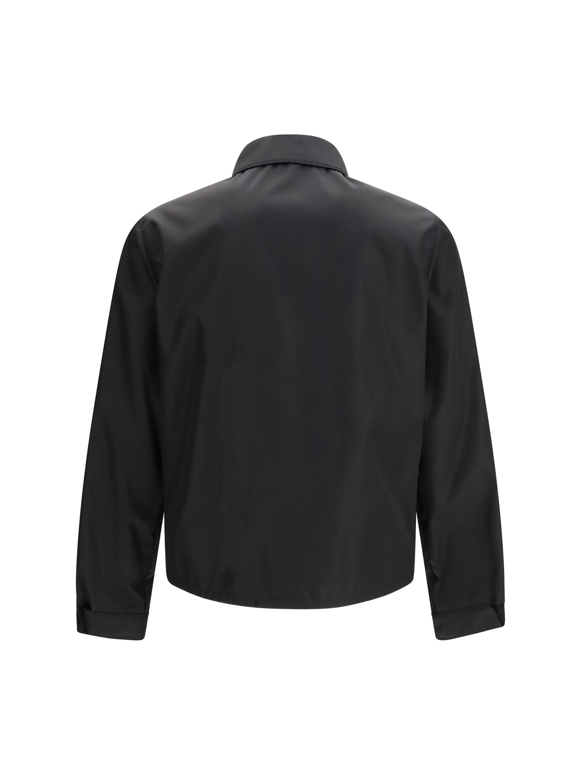Recycled Polyamide Technical Jacket — Black