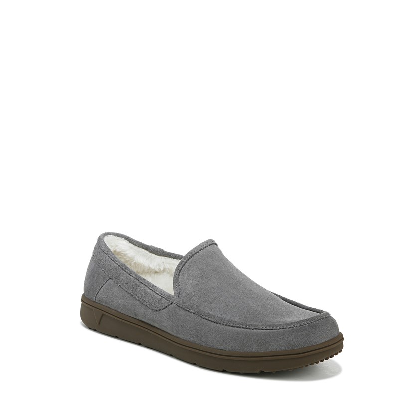 Men's Gustavo Slipper Shoes (Charcoal Suede)