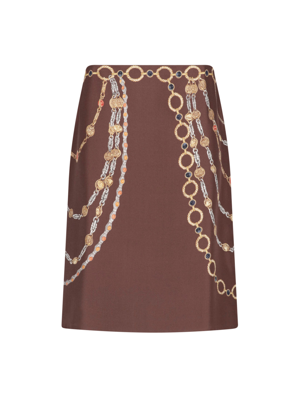 100% Silk Skirt with Satin Lining
