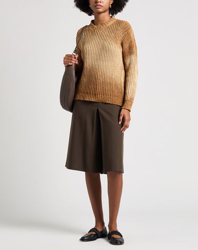 Woman Sweater Camel Size XS Cotton, Polyamide