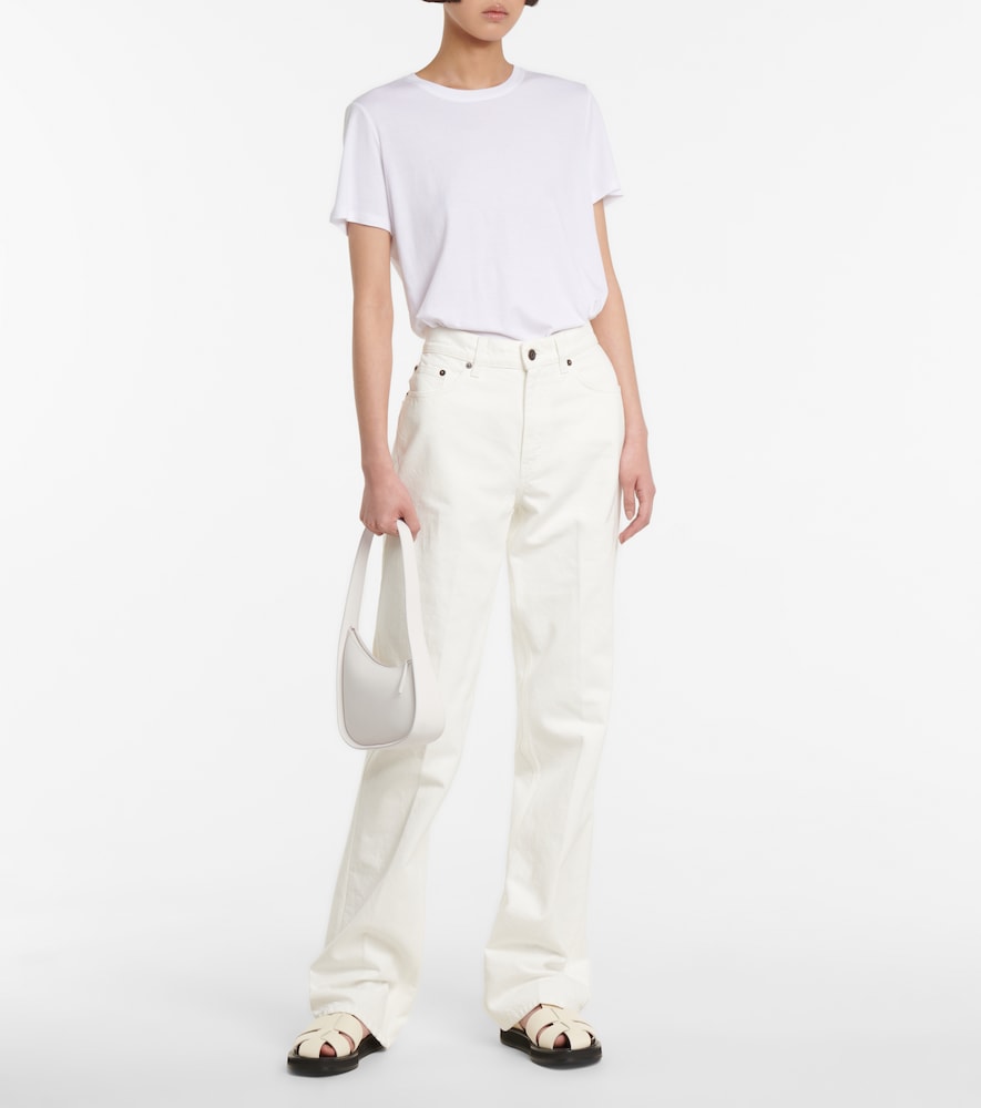 Half Moon leather shoulder bag